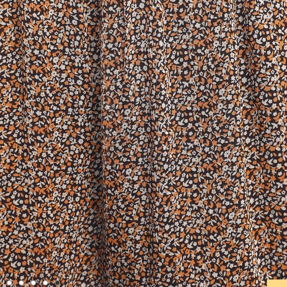 🆕 Lulus Babe Date Black Floral Print Tiered Short Sleeve Babydoll Dress - Picture 5 of 9